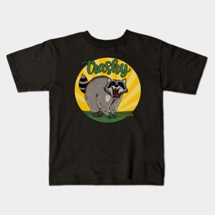 Raccoon - Trashy but cute Kids T-Shirt